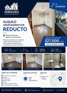 Alquiler de apartamento en Reducto