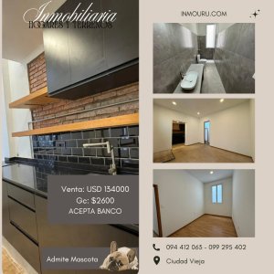 VENTA de apartamento en CIUDAD VIEJA