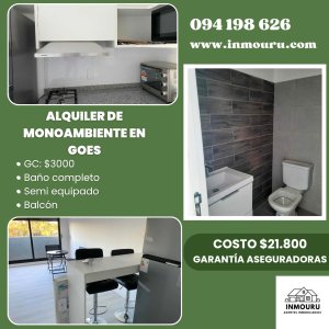 Alquiler de Monoambiente en Goes 