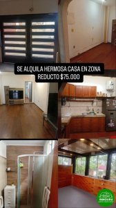 Se alquila casa en zona Reducto 