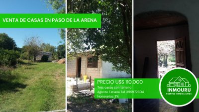 Venta de 3 Casas en Paso de la Arena