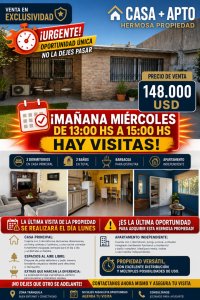 Se vende casa en exclusiva en la Unión.