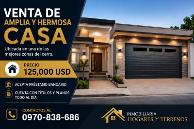 Venta de excelente propiedad en Cerro - Muy buena ubicación