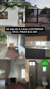 Se alquila hermosa casa a estrenar en Zona Pinar