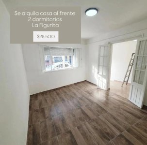Se alquila casa al frente de 2 dormitorios, La Figurita