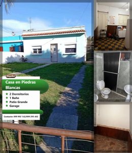 Casa en Piedras Blancas 2 Dorm 1 Baño Traspaso Alquiler