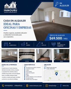 Alquiler de casa únicamente para oficinas y empresas - Centro