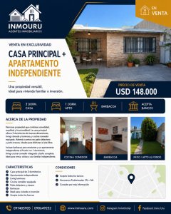 Se vende casa en exclusiva en la Unión.