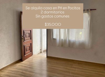 Se alquila casa de 2 dormitorios con azotea de uso exclusivo, Pocitos Nuevo