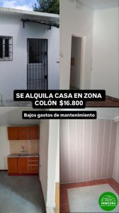 Se alquila Casa en Zona Colon