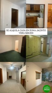 Se alquila casa en Jacinto Vera