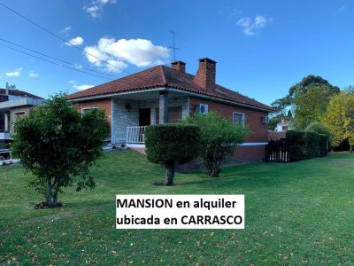ALQULER de MANSION en CARRASCO