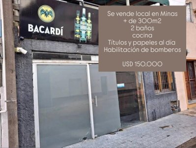 Se vende local en Minas