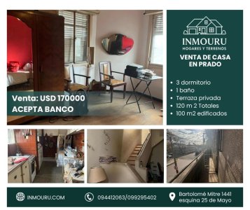 VENTA Casa 3 Dormitorios En PRADO