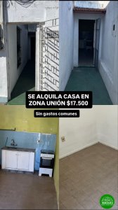 SE ALQUILA CASA EN ZONA UNION 