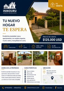 Se Vende Hermosa Casa en Barros Blancos