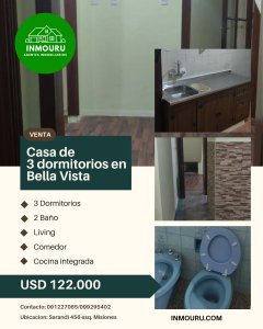Venta de casa en Bella Vista