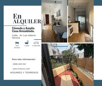 Alquilo Amplia y Linda Casa ubicada en La Blanqueada