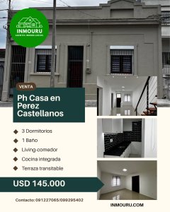 Venta de casa de 3 dormitorios en Pérez Castellanos