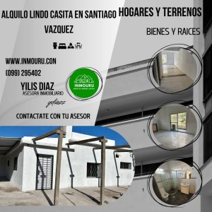 Alquilo linda casita en Santiago Vázque