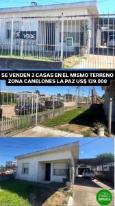 Se venden 3 casas en Canelones La Paz