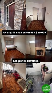 Se alquila Casa en Zona de Cordon 
