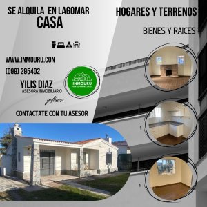 Alquilo dos lindas Casas en Lagomar, Cuidad de la Costa