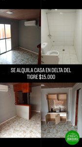 Se alquila casa en zona San Jose Delta Del Tigre