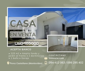 VENTA de casa en PEREZ CASTELLANO