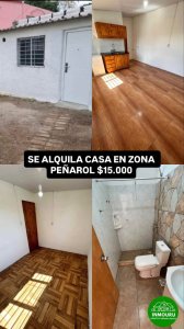 Se alquila apartamento en zona Peñarol 