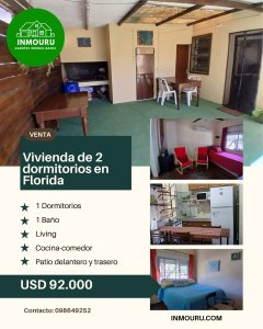 Venta de casa en balneario La Concordia