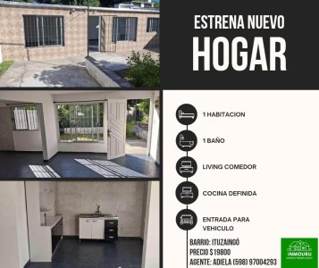 Casa de 1 dormitorio barrio Ituzaingó