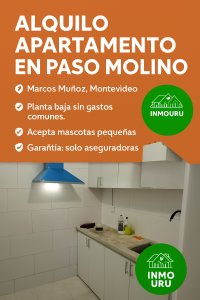 apto alquiler paso molino 1 dormitorio