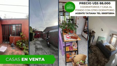 Venta de CASA en COVIFUM con otra casa al fondo