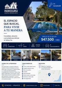 Se Alquila casa en Salinas Sur