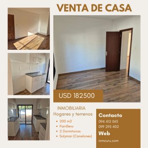 VENTA de CASA PH en Solymar CANELONES