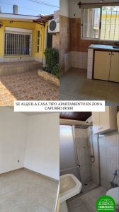 Se alquila casa apartamento en zona Capurro