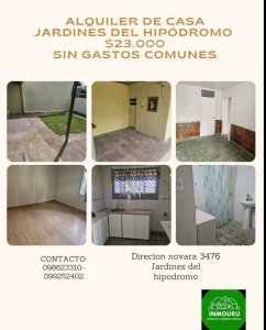 Alquiler casa Jardines del Hipodromo 