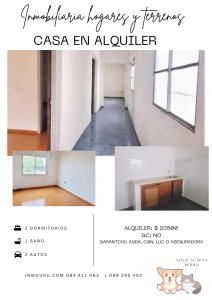 ALQUILER de casa de 2 dormitorios en HIPODROMO DE MAROÑAS