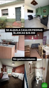 Se alquila casa en zona Piedras Blancas