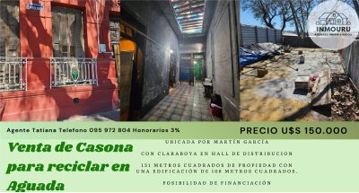Venta de Casona en Aguada para reciclar