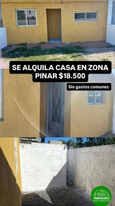 Se alquila apartamento tipo casa en zona Pinar