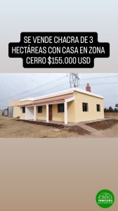 SE VENDE CHACRA EN ZONA MELILLA 