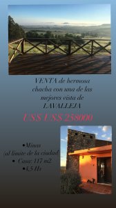 VENTA de hermosa chacra en LAVALLEJA (Minas)
