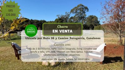 Venta de Chacra en El Colorado