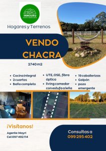 Vendo linda Chacra en Melilla