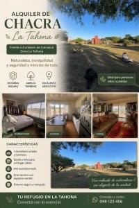 Se Alquila Chacra Proximo a La Tahona