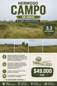 Venta de Campo en Santa Rosa