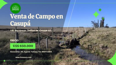 Venta de Campo en Casupá