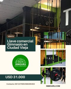 Venta de llave comercial para gimnasio , Ciudad Vieja